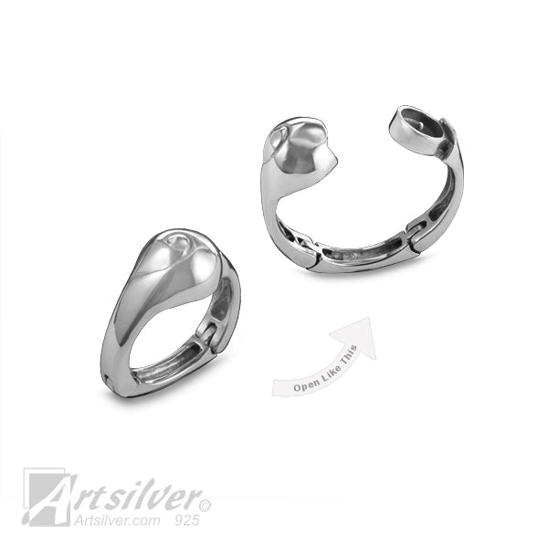 Spiral Expandable Hinge Ring