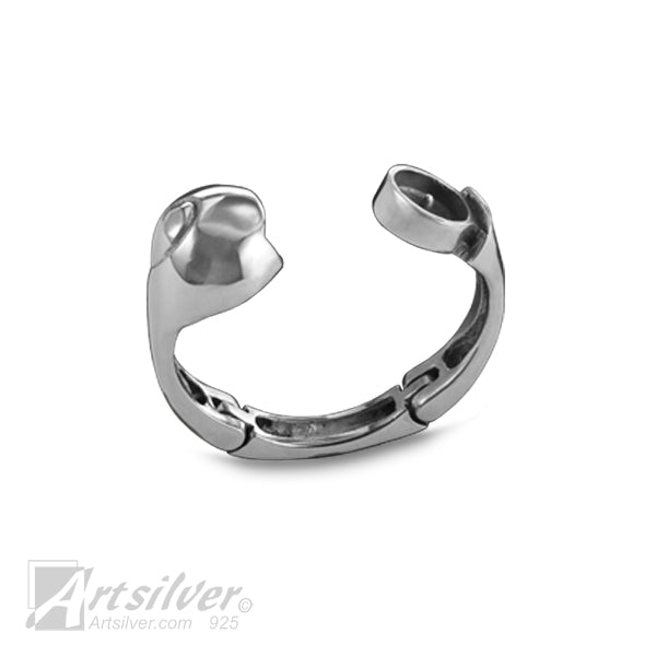 Spiral Expandable Hinge Ring
