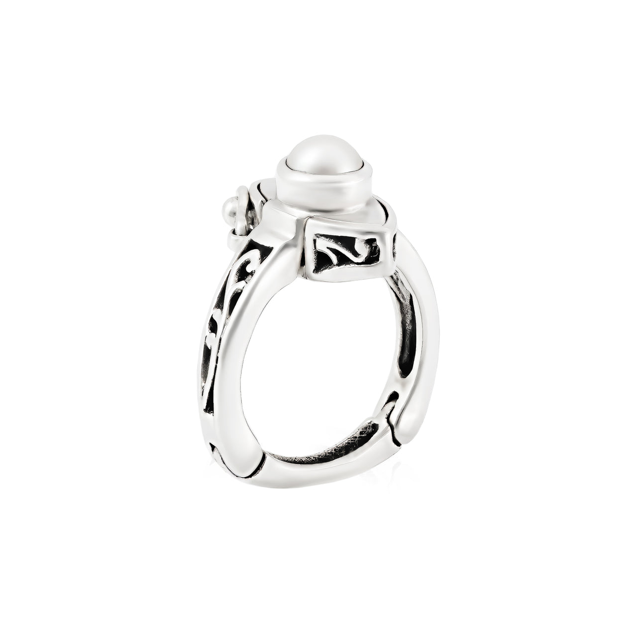 Silver Filigree Marquise Arthritis Ring