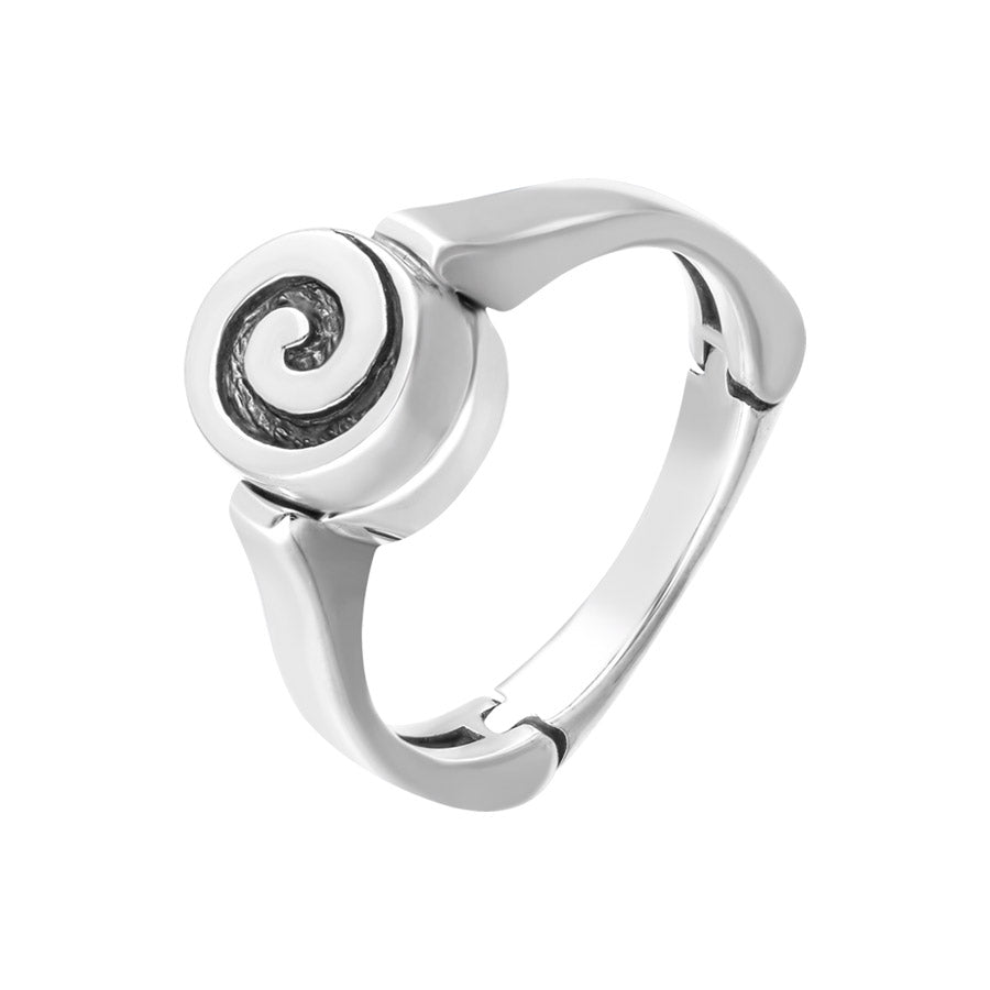 Minimalist Spiral Hinge Arthritis Ring 