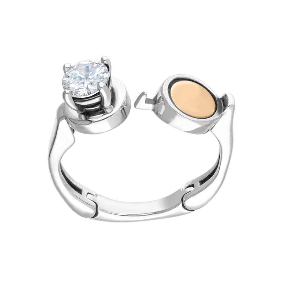 Hinge Solitaire Arthritis Ring