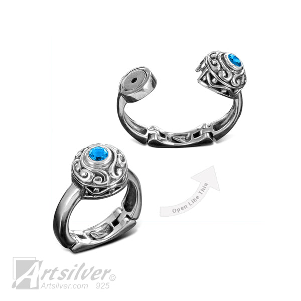 Filigree Orb Expandable Joint Ring