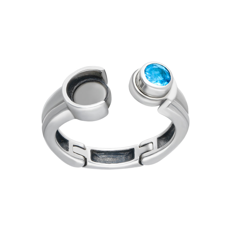 Minimalist Wedding Rings, Arthritis Rings with various gemstones.
